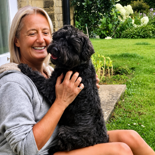 nikki and pup